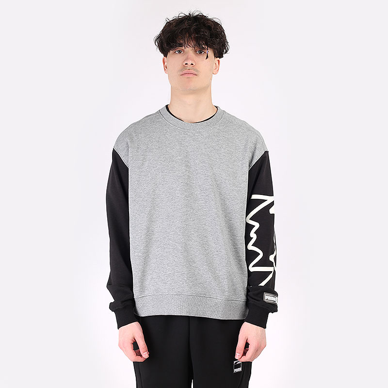 Мужская толстовка PUMA Blocked Crew (53051303)  - цена, описание, фото 3